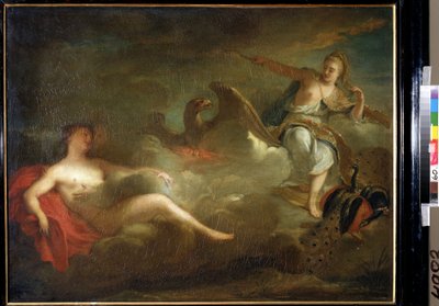 Jupiter, Juno a Io (Jupiter, Juno a Io). Obraz Jean Marc Nattier (Jean-Marc Nattier od Jean Marc Nattier