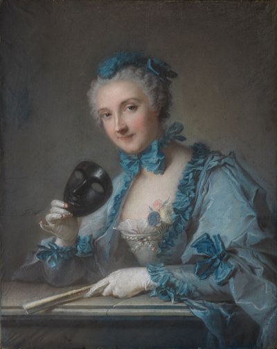Portrét Louise-Geneviève Royerové od Jean-Marc Nattier