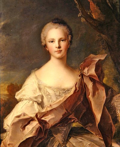 Portrét dámy (olej na plátně) od Jean Marc Nattier