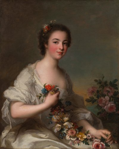 Portrét dámy od Jean-Marc Nattier