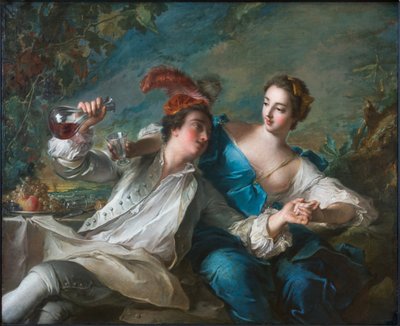 Milenci od Jean-Marc Nattier