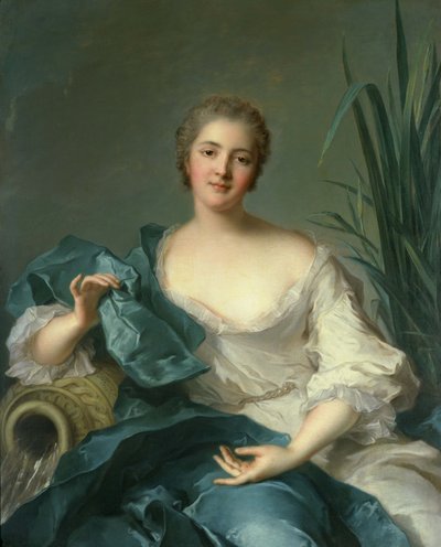 Portrét paní Marie-Henriette Bertolo de Pleneuf. od Jean-Marc Nattier