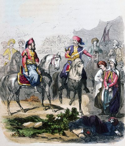 Bitva o Nezib (Nisib, Nizib, Nizip) 24. června od Jean Adolphe Beauce