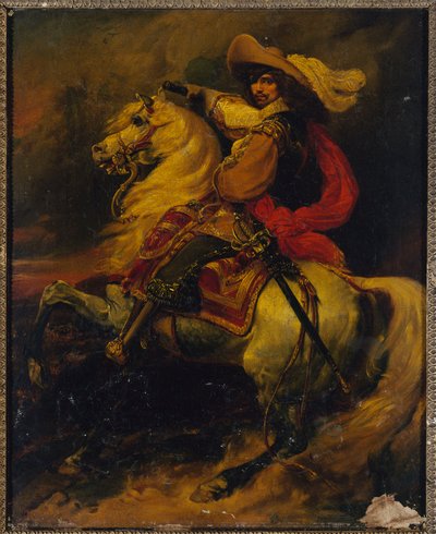Francouzsky: Jezdecký portrét Josiase, hraběte z Rantzau (1609-1650), maršála Francie od Jean Alaux