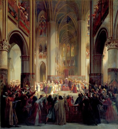 Generální stavy Paříže, 1328, polovina 19. století. od Jean Alaux