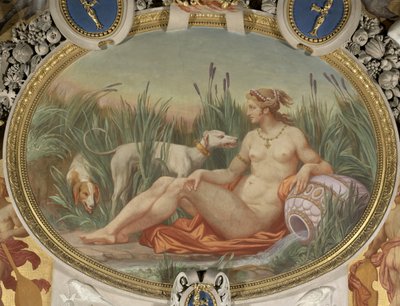 Nymfa z Fontainebleau od Jean Alaux