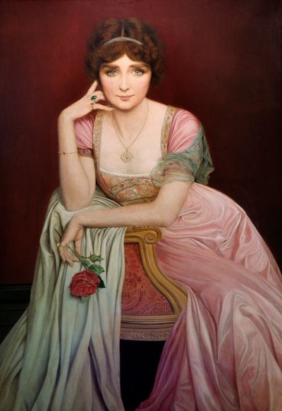 Portrét zpěvačky Genevieve Vix (1879-1939) obraz Jean Alex Coraboeuf (1870-1947) 1906 Nantes, Musee des Beaux Arts od Jean Alexandre Coraboeuf