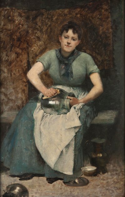 Sluha, kolem 1875-90 od Jean Alexandre Joseph Falguiere