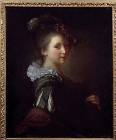 Portrét ženy Malba Jean Alexis Grimou (1680-1740) 18. století Toulouse, Musee des Augustins od Jean Alexis Grimou