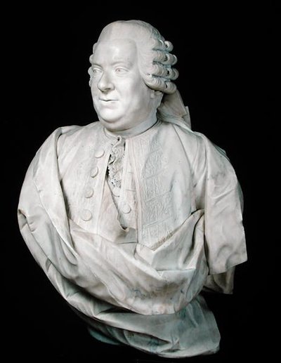 Busta Nicolase Beaujona (1718-86) (mramor) od Jean-Antoine (attr. to) Houdon