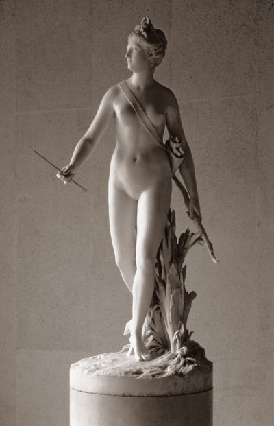 Lovkyně Diana, 1780 (mramor) od Jean Antoine Houdon