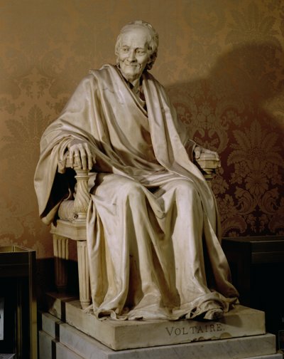 Francois-Marie Arouet Voltaire (1694-1778) 1781 (mramor) od Jean Antoine Houdon