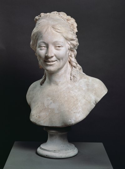 Portrétní busta Madame Houdon, manželky umělce, 1786 (sádra) od Jean Antoine Houdon
