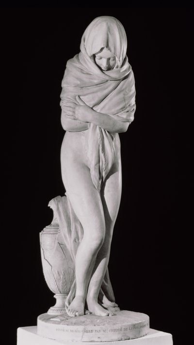 Zima aneb The Chilly Woman (mramor) od Jean Antoine Houdon