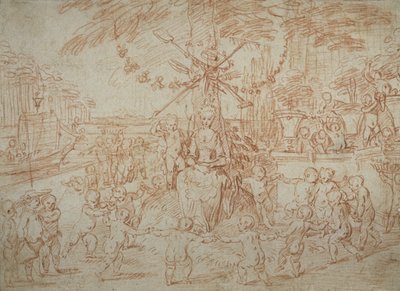 Alegorie jara aneb Mladí zahradníci od Jean Antoine Watteau