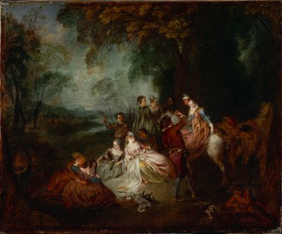 Slavnost Champetre od Jean Antoine Watteau
