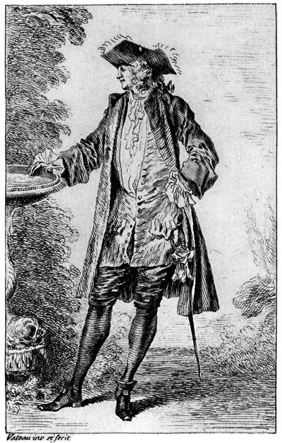 Obrázek, c1700-1720, 1924 od Jean Antoine Watteau