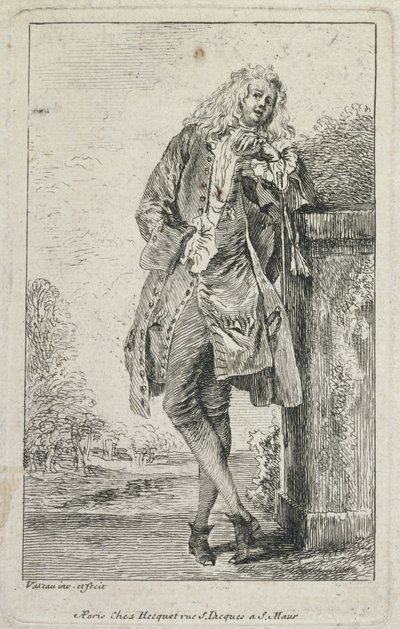 Módní postavy: Acconde Standing Man od Jean Antoine Watteau