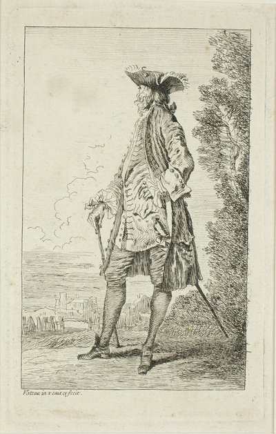 Figurky režimu od Jean Antoine Watteau