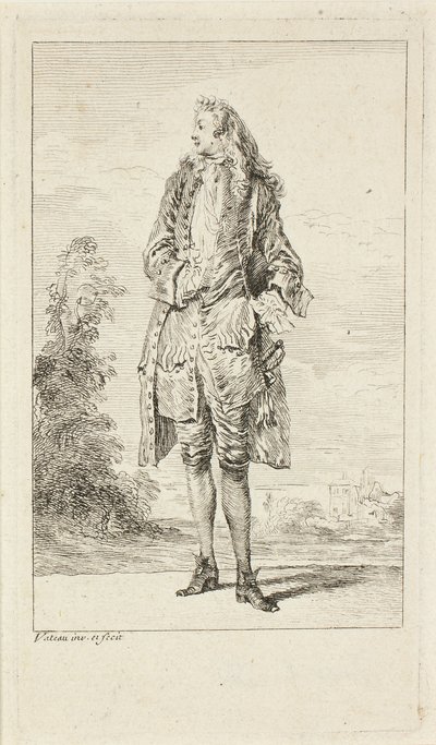 Figurky režimu od Jean Antoine Watteau