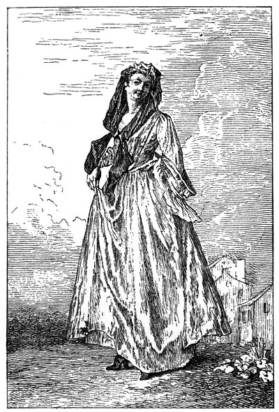 Francouzský kostým, 1885. od Jean Antoine Watteau
