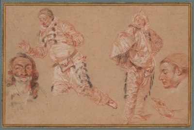 Italští komici od Jean Antoine Watteau