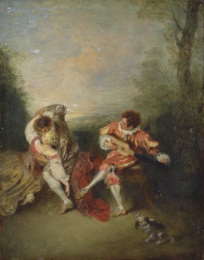 Překvapení od Jean Antoine Watteau