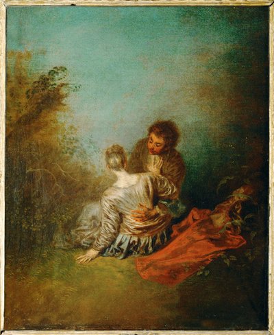 Le Faux Pas ... od Jean Antoine Watteau