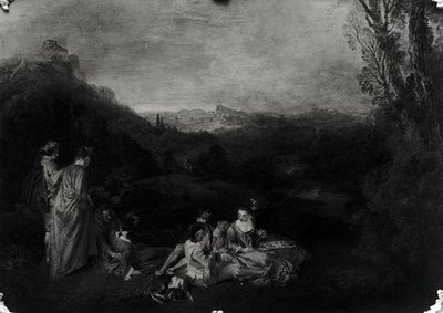 Peaceful Love, c.1718-19 (viz také 418315) od Jean Antoine Watteau