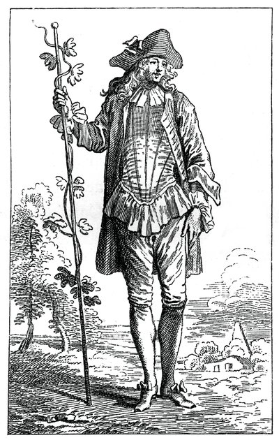 Selský kostým, 1885 od Jean Antoine Watteau