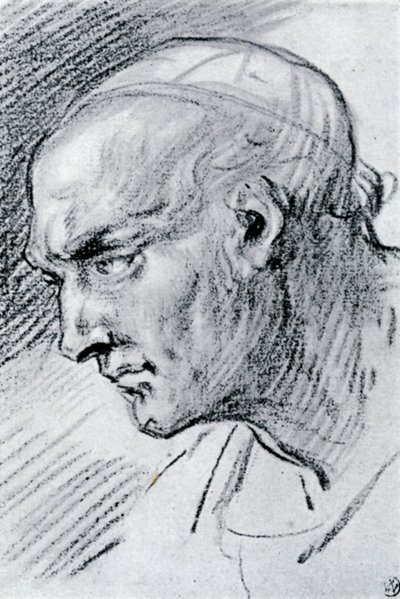 Studie hlavy, 1913. od Jean Antoine Watteau