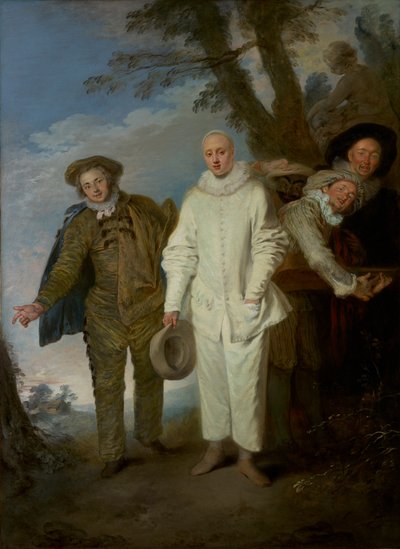 Italští komedianti, c.1720 od Jean Antoine Watteau