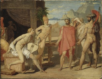 Závěsný od Jean Auguste Dominique Ingres
