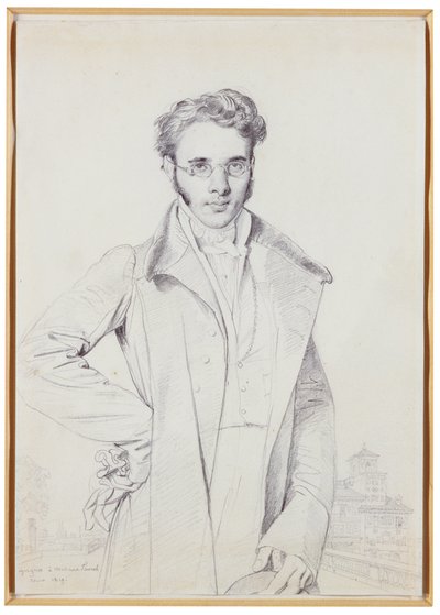 André-Benoît Barreau, známý jako Taurel, 1819 od Jean Auguste Dominique Ingres