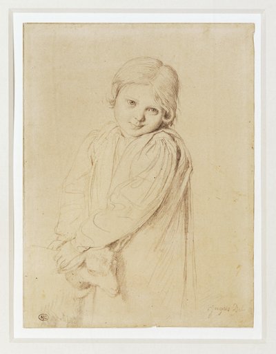 Charlotte-Madeleine Taurel, dcera rytce ... od Jean Auguste Dominique Ingres