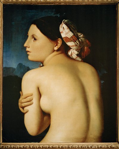 Ženský akt, pohled zezadu (malba na plátně) od Jean Auguste Dominique Ingres