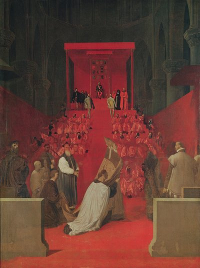 Fernando Alvarez de Toledo (1508-82) 3. vévoda z Alby v katedrále sv. Gudule, 1815 od Jean Auguste Dominique Ingres