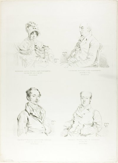Čtyři rodinné portréty od Jean Auguste Dominique Ingres