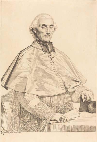 Gabriel Cortois de Pressigny od Jean Auguste Dominique Ingres