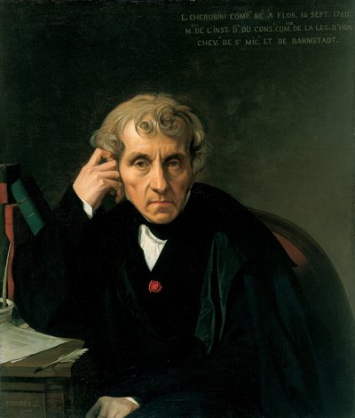 Luigi Cherubini od Jean Auguste Dominique Ingres