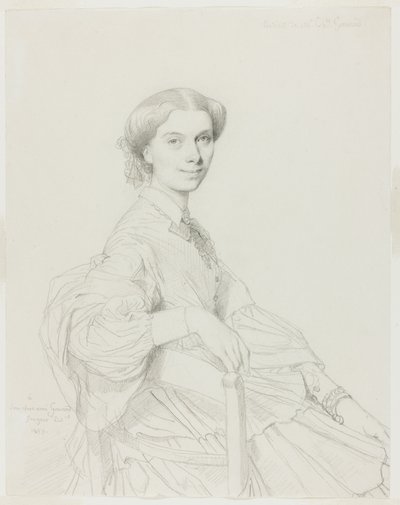 Madame Charles Gounod od Jean Auguste Dominique Ingres