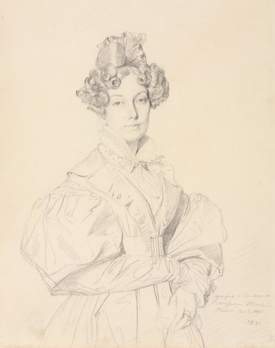 Madame Désiré Raoul-Rochette, 1830. od Jean Auguste Dominique Ingres