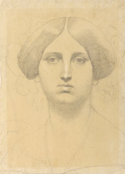 Paní Moitessierová od Jean Auguste Dominique Ingres