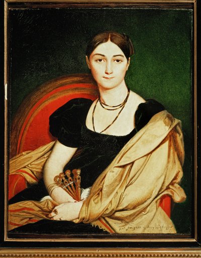 Paní Paní Antonia de Vaucay od Jean Auguste Dominique Ingres