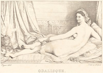 Odaliska od Jean Auguste Dominique Ingres