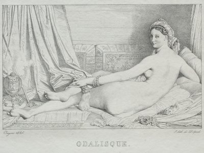 Odaliska od Jean Auguste Dominique Ingres