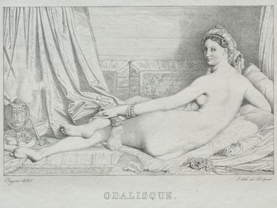 Odalisque, 1825. od Jean Auguste Dominique Ingres