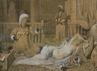 Odaliska s otrokem, 1858 od Jean Auguste Dominique Ingres