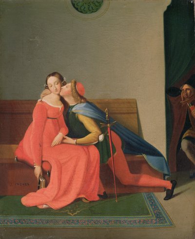Paolo a Francesca od Jean Auguste Dominique Ingres
