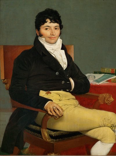 Philibert Riviere, mistr peticí v královské radě... od Jean Auguste Dominique Ingres